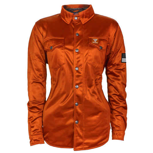 Ultra Protective Shirt for Women - Orange Solid