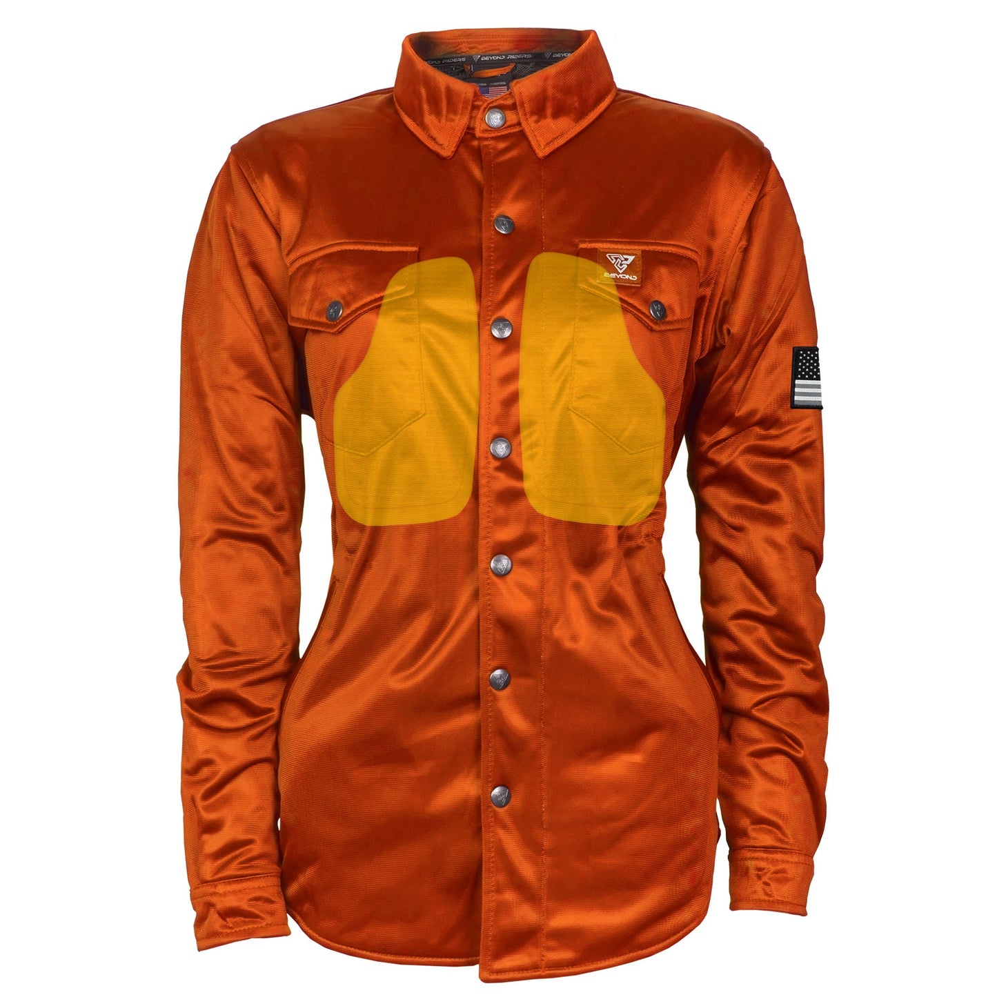 Ultra Protective Shirt for Women - Orange Solid