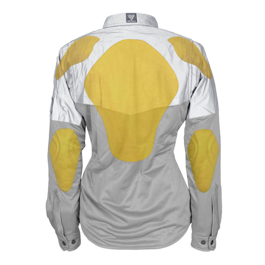 Ultra Reflective Shirt "Twilight Titanium" for Women - Gray and Silver
