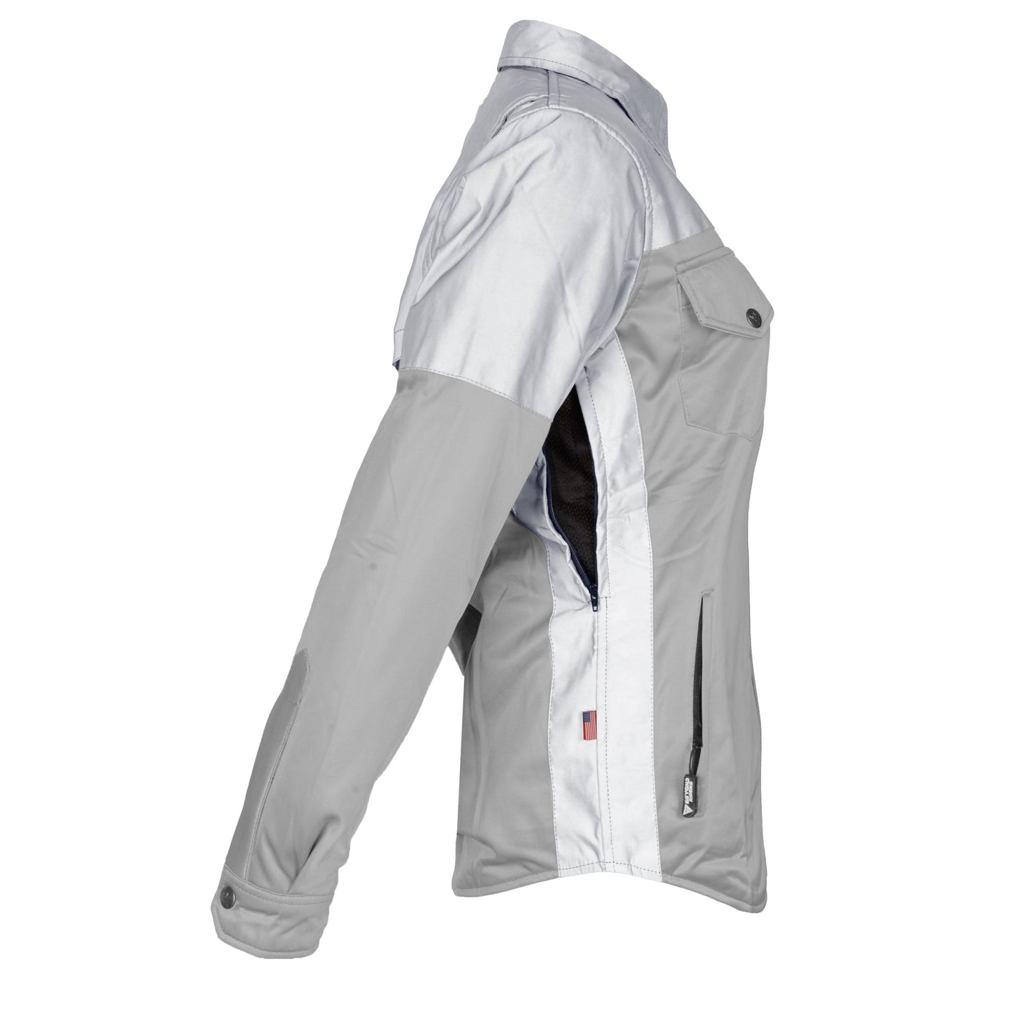 Ultra Reflective Shirt "Twilight Titanium" for Women - Gray and Silver