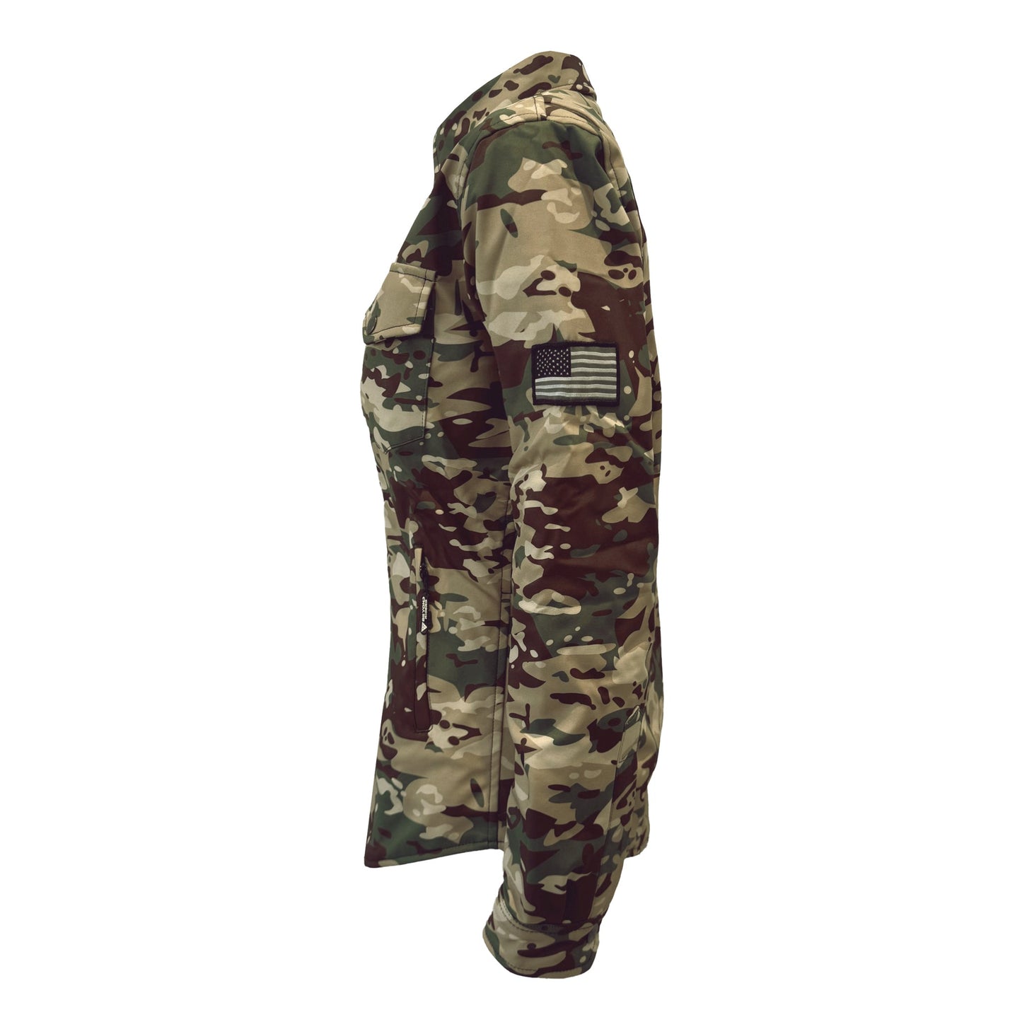 Protective SoftShell Winter Jacket for Women Camouflage Delta Four