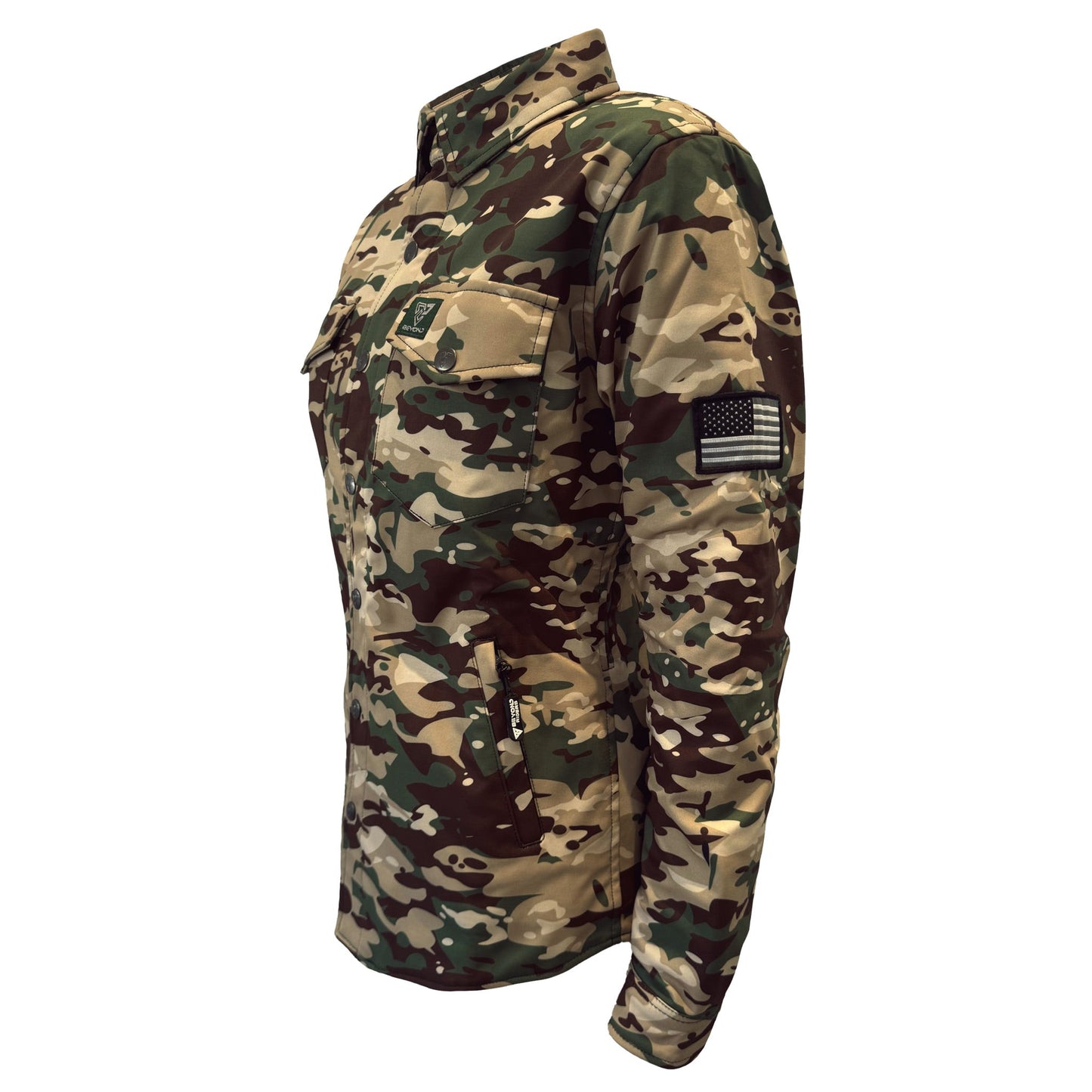 Protective SoftShell Winter Jacket for Women Camouflage Delta Four