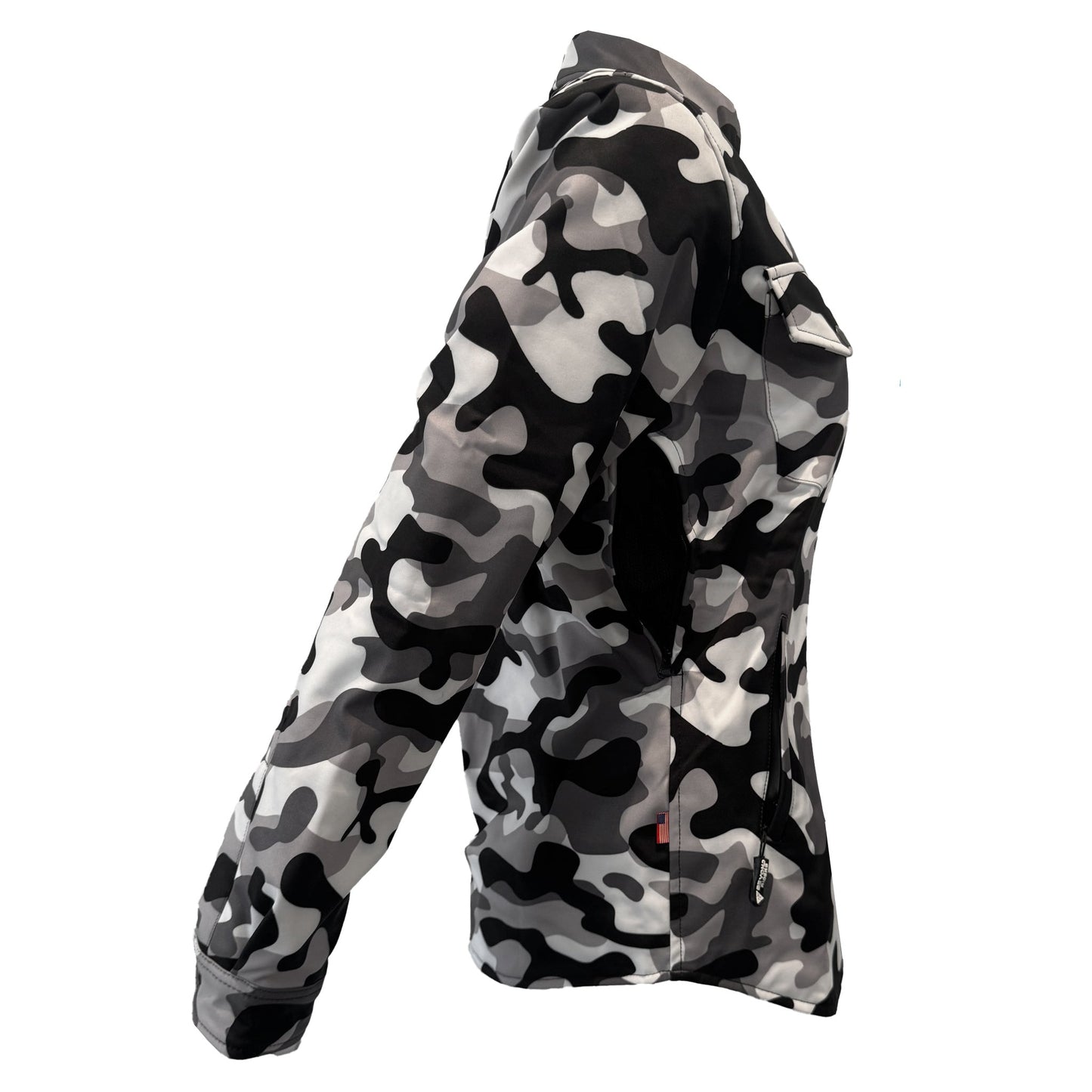 Protective SoftShell Winter Jacket for Women Camouflage SnowFox