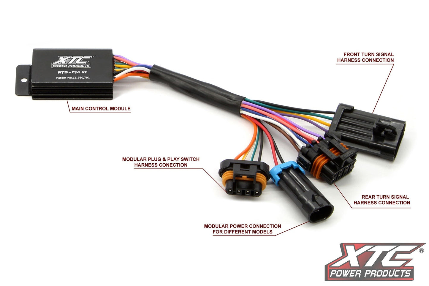 XTC Power Products Self-Canceling Turn Signal Kit With Horn for RZR XP 1000 / Turbo / Turbo S