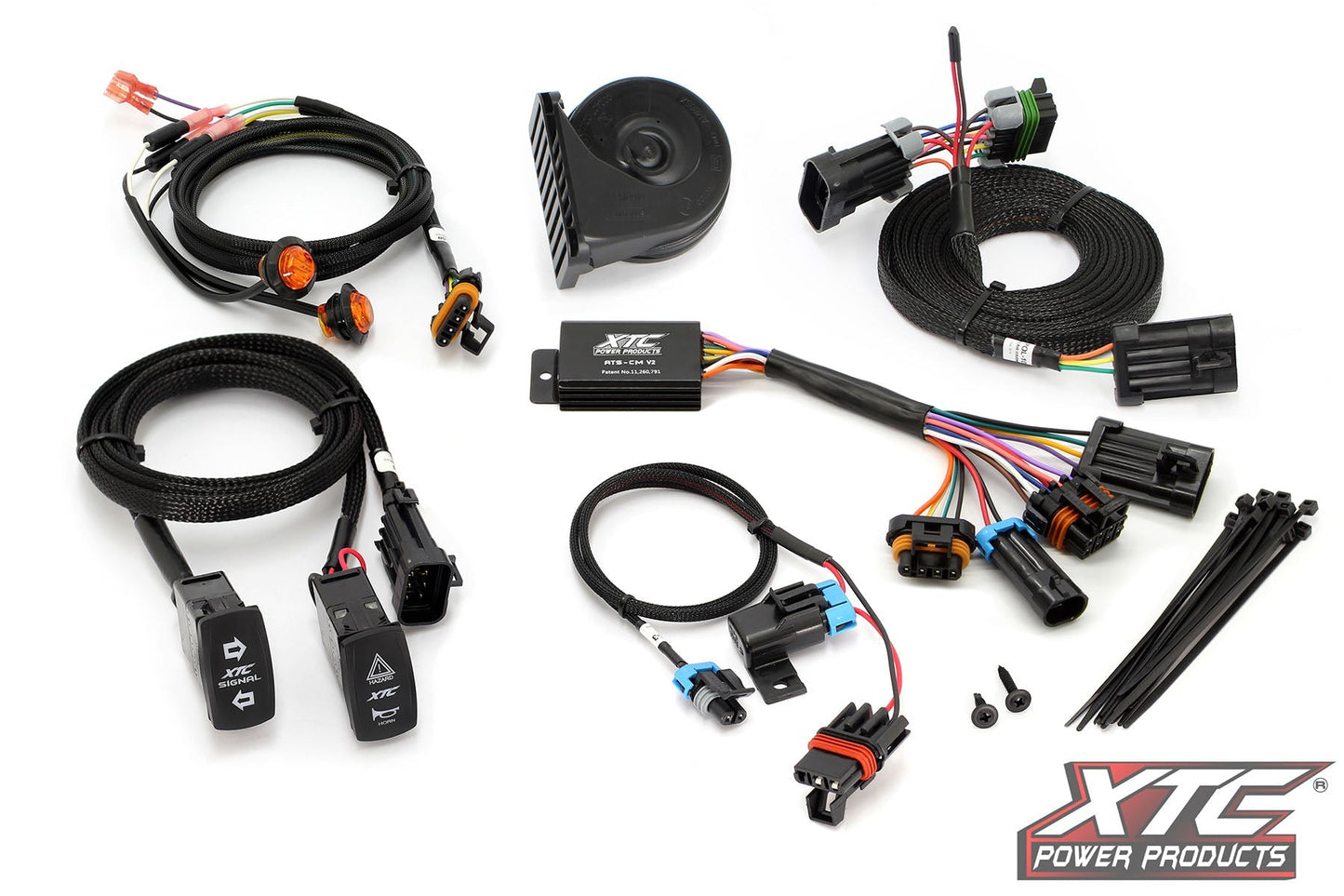 XTC Power Products Self-Canceling Turn Signal Kit With Horn for RZR XP 1000 / Turbo / Turbo S