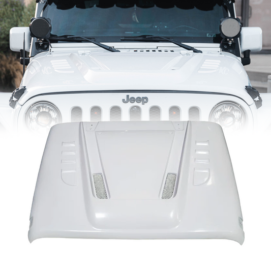 Xprite Wrangler JK Fiberglass Hood | Transformer Series