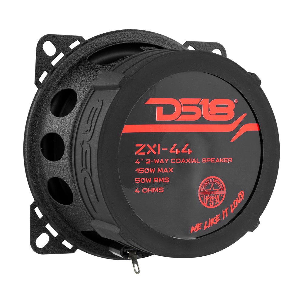 ZXI 4" 2-Way Coaxial Speakers with Kevlar Cone | 50 Watts RMS 4-Ohm