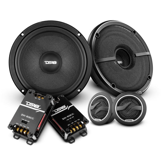 DS18 2009-2014 Acura TL Front and Back Doors Speakers Better Upgrade/Replacement Package 1600 Watts