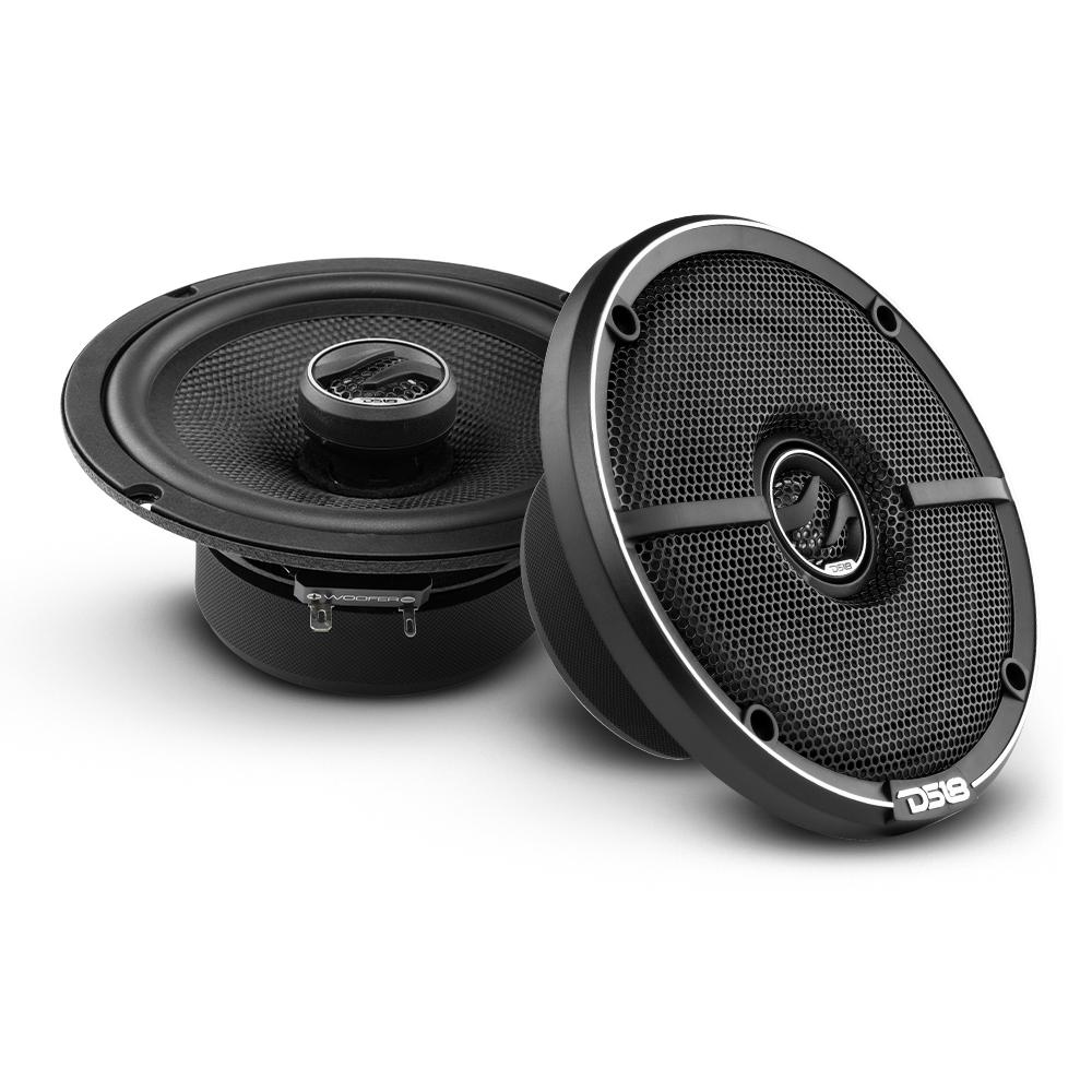 Car Audio + Bass Bundle: 6.5" Coaxial Speakers and 12" Subwoofer with Amplifier and Installation Kit