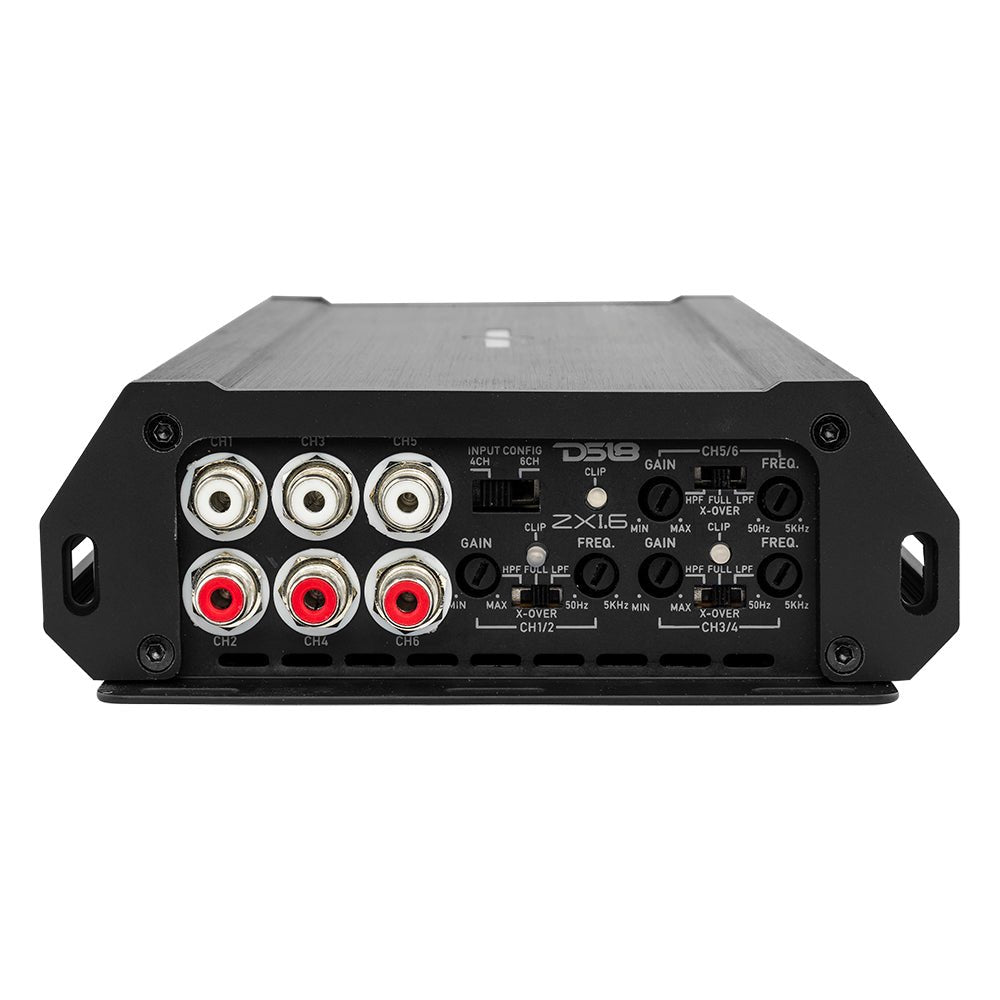 ZXI 6-Channel Class D Amplifier 6 x 200 Watts Rms @ 4-Ohm