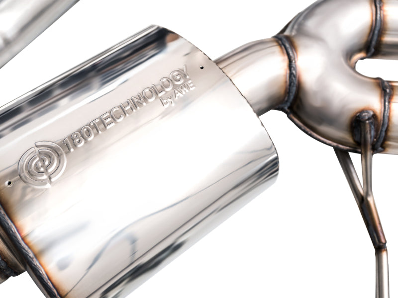 AWE Tuning 2022+ Porsche Macan 2.9TT Touring Edition Catback Exhaust w/ Chrome Silver Tips 3015-42952