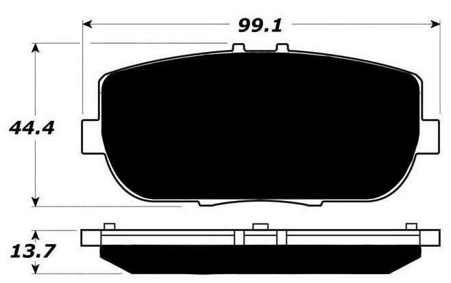 Porterfield Brake Pads for 2016 MAZDA MX-5 MIATA