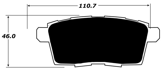 Porterfield Brake Pads for 2016 MAZDA CX-9