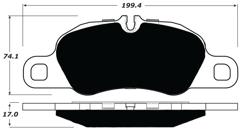 Porterfield Brake Pads for 2016 PORSCHE BOXSTER S