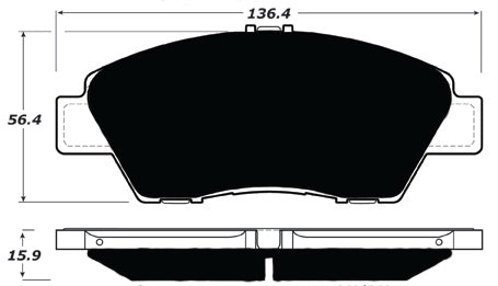Porterfield Brake Pads for 2016 HONDA FIT