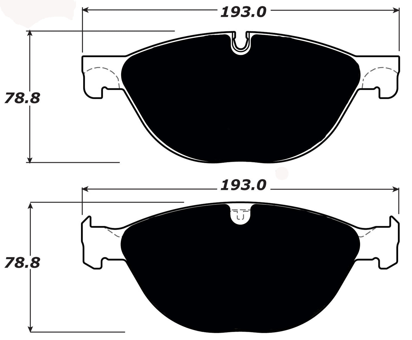 Porterfield Brake Pads for 2016 JAGUAR XJ/XJL V8
