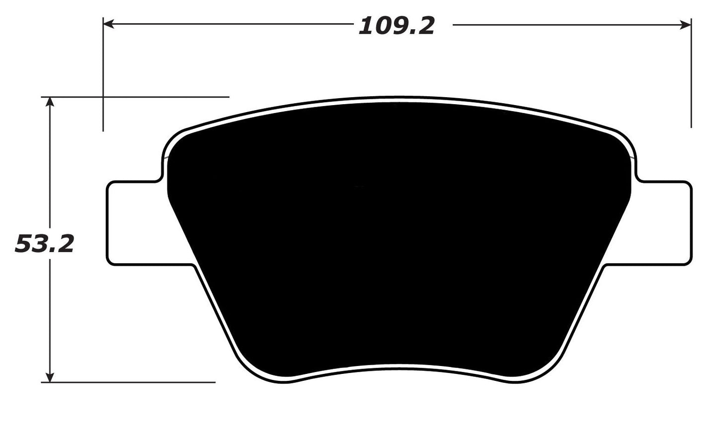 Porterfield Brake Pads for 2015 VOLKSWAGEN EOS