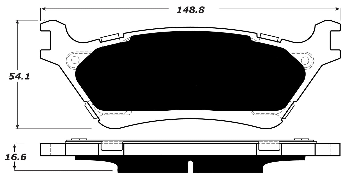 Porterfield Brake Pads for 2016 FORD F150 4WD W/MANUAL PB