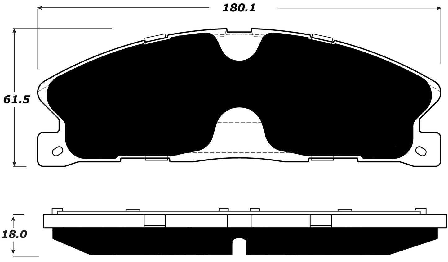 Porterfield Brake Pads for 2016 FORD FLEX w/Heavy Duty Brakes