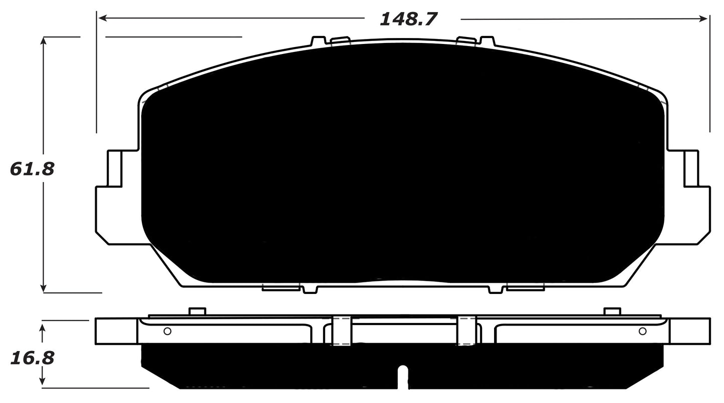 Porterfield Brake Pads for 2016 HONDA ACCORD Sport