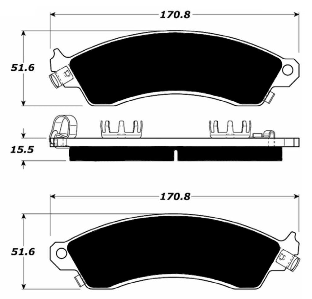Porterfield Brake Pads for 1988 PONTIAC FIREBIRD Turbo