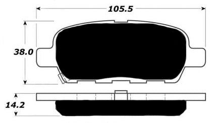 Porterfield Brake Pads for 2016 INFINITI QX70