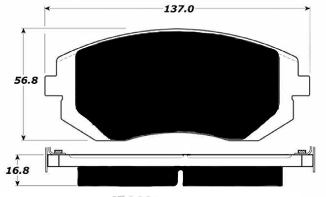 Porterfield Brake Pads for 2006 SUBARU BAJA