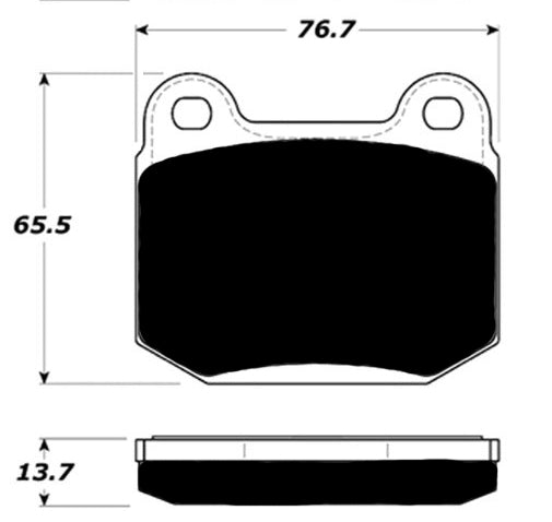 Porterfield Brake Pads for 2016 SUBARU WRX Sti