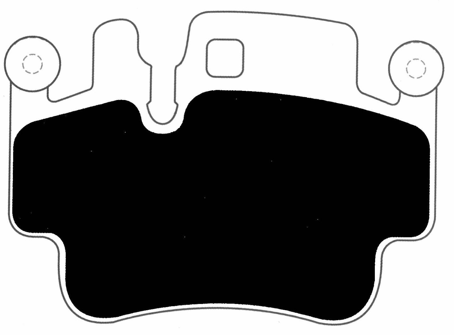 Porterfield Brake Pads for 2004 PORSCHE 911 GT3 w/Iron Discs