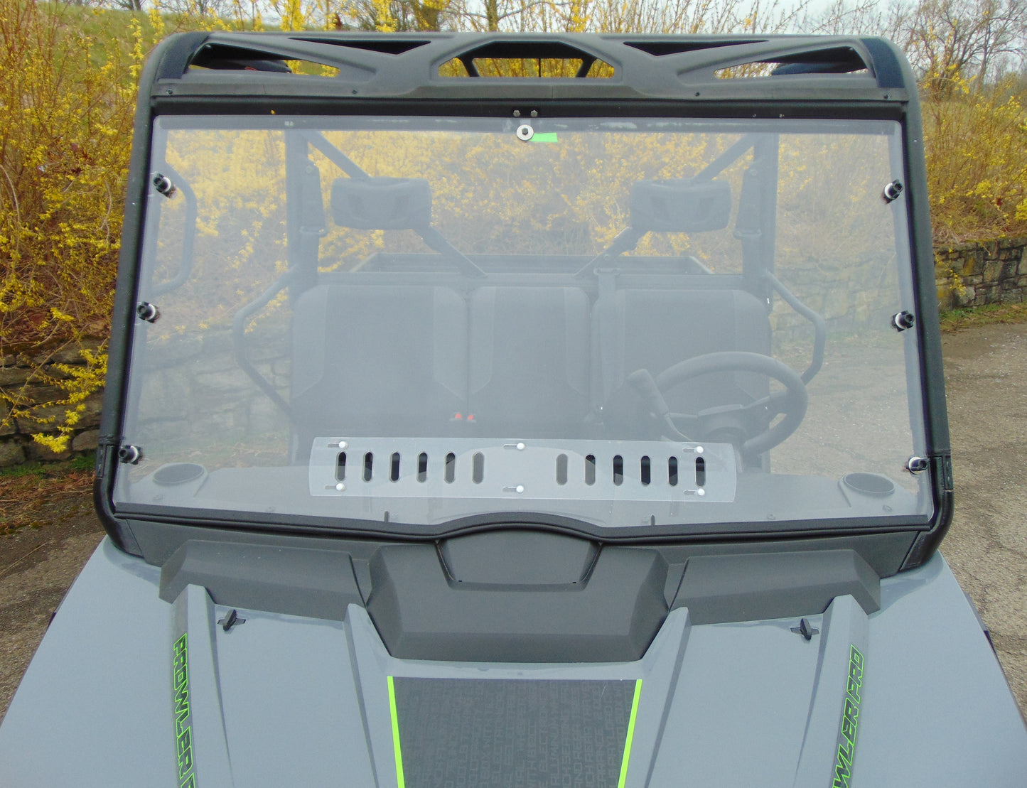 Tracker Off Road 800SX - 1-Piece Scratch-Resistant Windshield