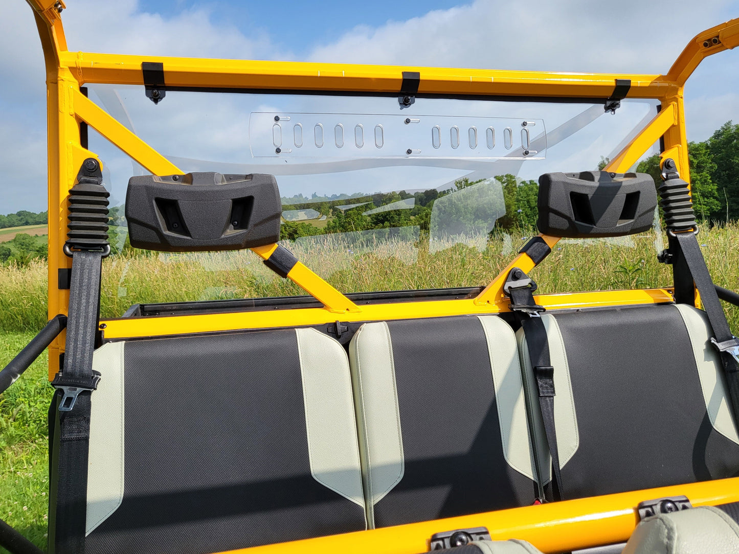 Tracker Off Road 800SX Crew - 1-Piece Polycarbonate Back Panel