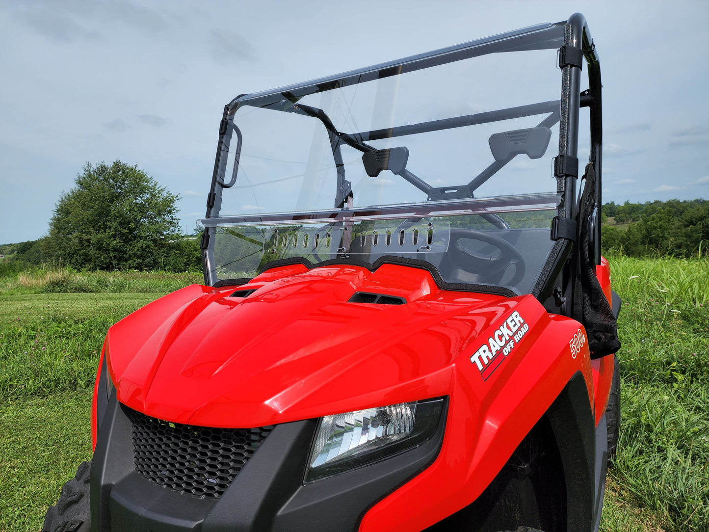 Tracker Off Road 500S - 2-Piece Scratch-Resistant Windshield