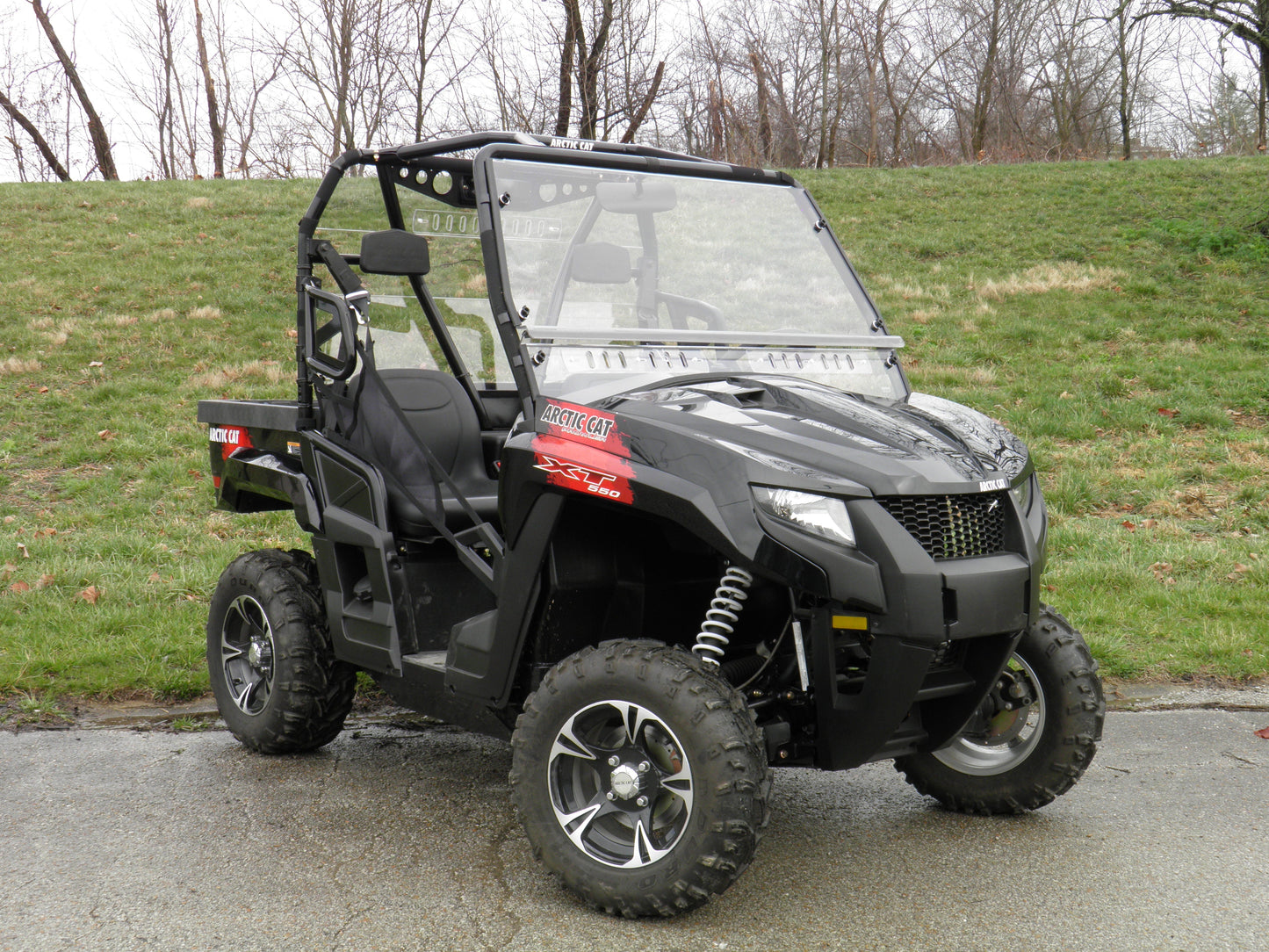 Arctic Cat Prowler 550/700XT/1000XT - 2-Piece Scratch-Resistant Windshield