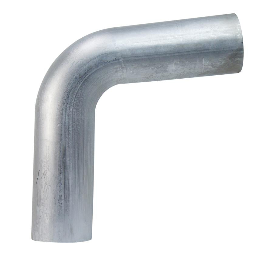 HPS Performance Products HPS 3-1/2" OD 80 Degree Bend 6061 Aluminum Elbow Pipe Tubing 16 Gauge w/ 5-5/8" CLR