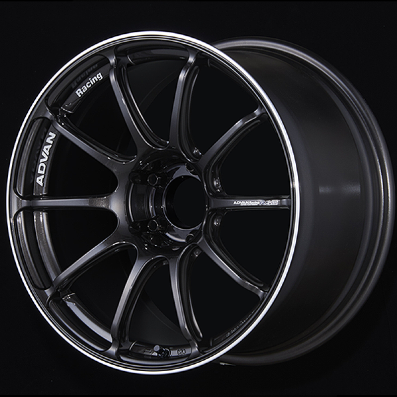 Advan RSIII 18x8.0 / +45 Offset / 5x112 / 66.5mm Bore / Black Gunmetallic and Ring YA38G45MBGR