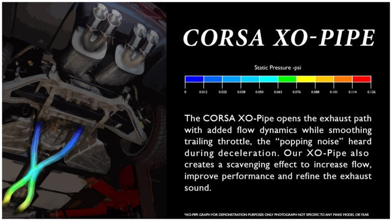 Corsa Performance 06-11 Chevrolet Corvette C6 Z06 7.0L V8 XO Pipe Exhaust