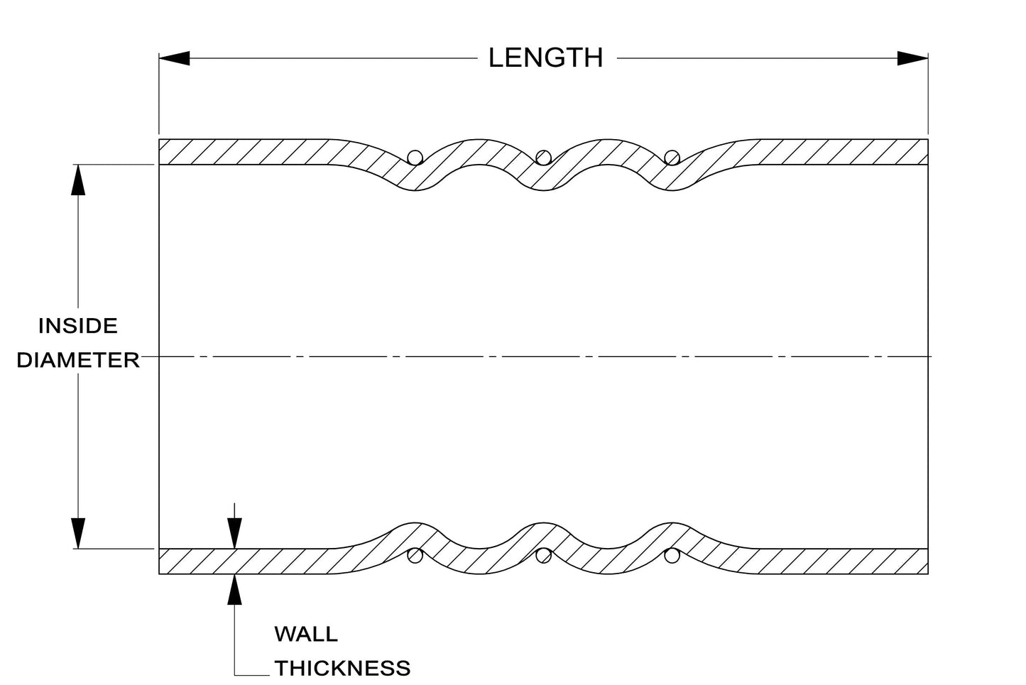 HPS Performance Products HPS 3-7/8" ID, 6" Length, Silicone Charge Air Cooler CAC Hose Double Hump Coupler Bellow Hot Side, Ultra High Temp 4-ply Aramid Reinforced, 98mm ID