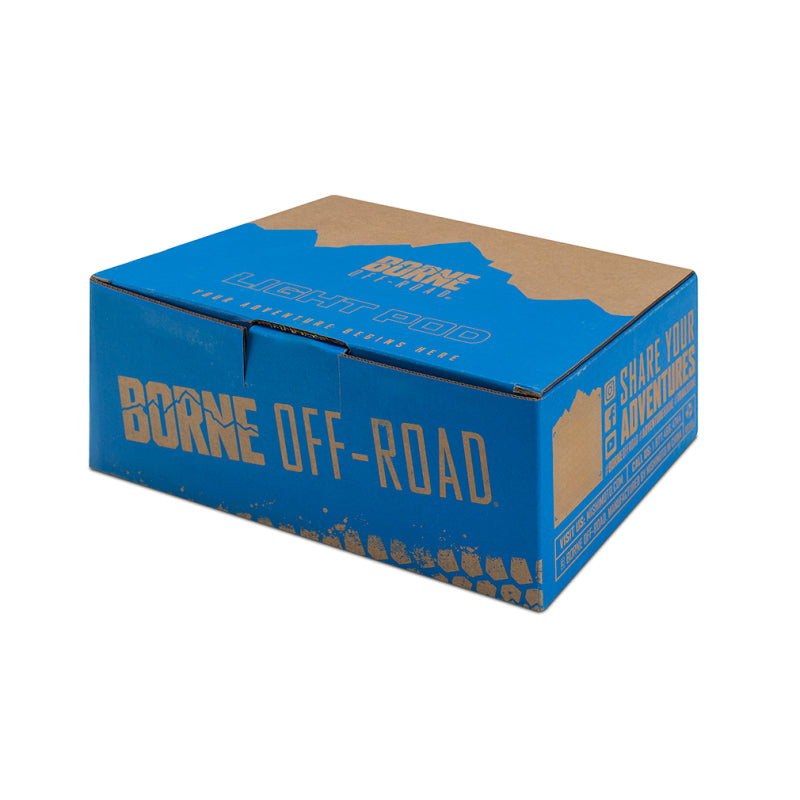 Borne Off-Road Light Pods (Kit of 2) 3x3 Flood BNLT-LP33-2F
