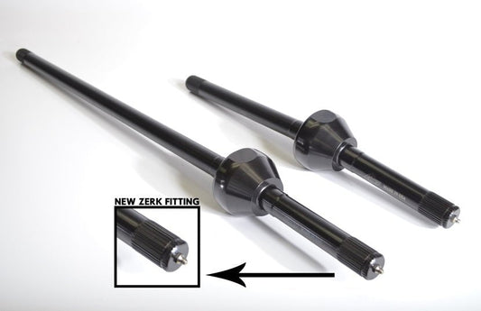 Ultimate 30 Spline CV Axle Set for Toyota Land Cruiser FJ60 ('81-'87) & FJ62 ('82-'90) with 4.5" Spline for Factory E-Locker on Long Side