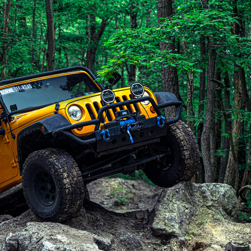 Borne Off-Road 10K Winch - Black Synthetic Rope BNWN-10-SBK