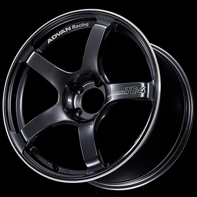 Advan TC4 16x8.0 / +35 Offset / 5x114.3 / 73mm Bore / Racing Gunmetallic and Ring YAD6G35EGMR