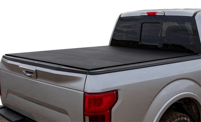 Access LOMAX Tri-Fold Cover Black Urethane Finish 17+ Honda Ridgeline - 5ft Bed B3060019