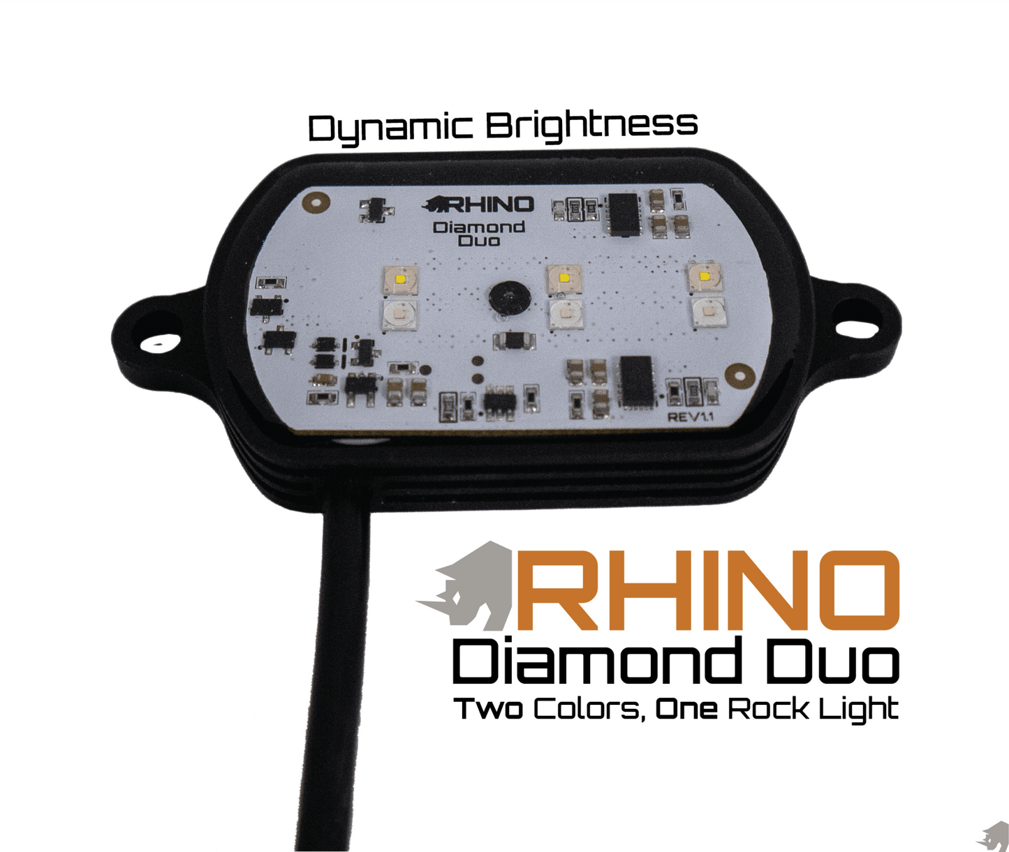 Rhino Lights Diamond Duo Rock Lights
