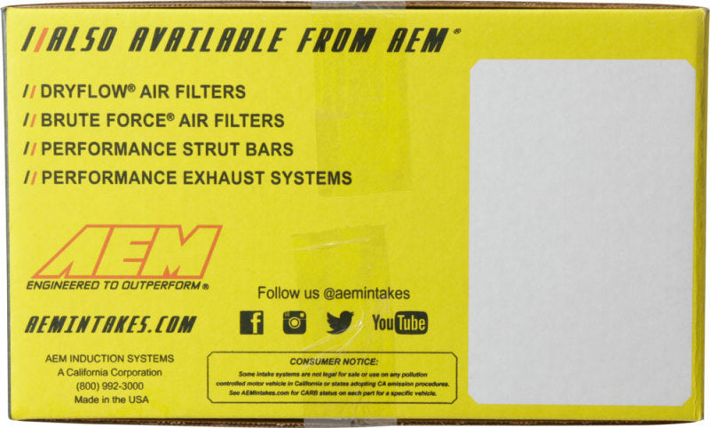 AEM Induction AEM 02-05 WRX/STi Silver Cold Air Intake 21-474C