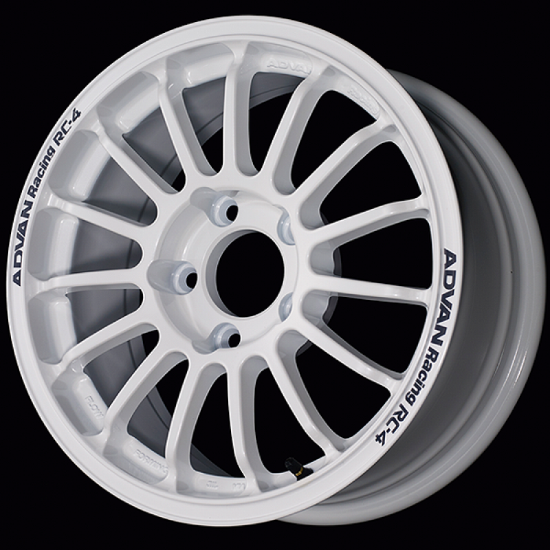 Advan RC-4 15x6.5 / +35 Offset / 5x114.3 / 73mm Bore / Rally White YAU5D35EW