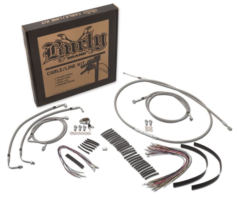 Burly Brand Burly Cntrl Kit 13in Bag Bar Ss B30-1296
