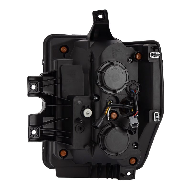 AlphaRex 08-10 Ford F250-550 NOVA-Series LED Projector Headlights Alpha-Blk w/Activ Light/Seq Signal 880311 *Discontinued
