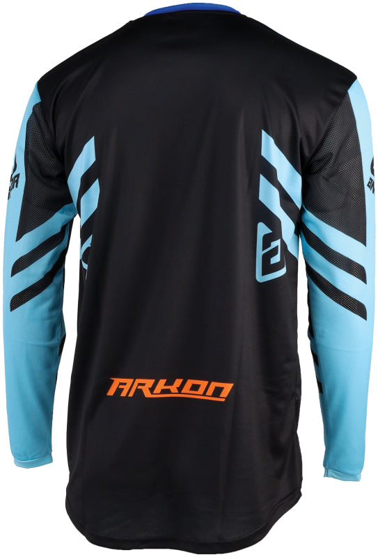 Answer 24 Arkon Nitrus Jersey Blue/Black/Hyper Orange - Small 442473