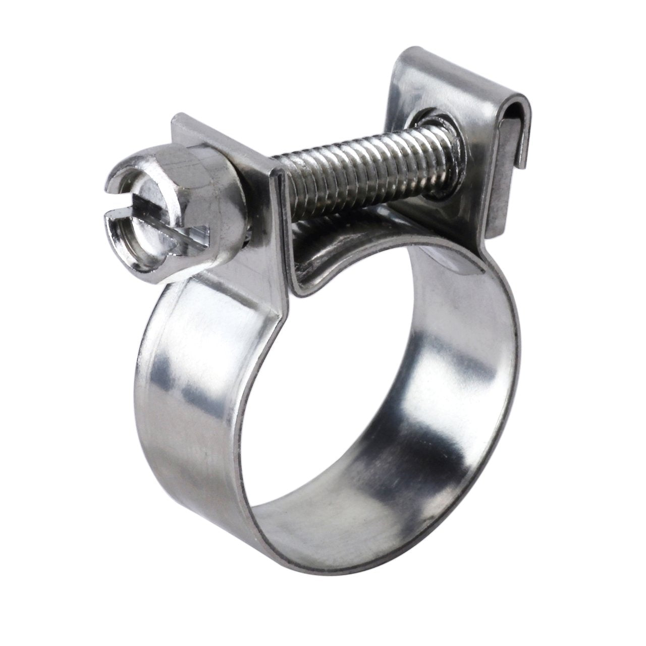 HPS Performance Products HPS Size # 15 Stainless Steel 5/16" Fuel Injection Hose Clamp, Range: 1/2" - 19/32" (13mm - 15mm)