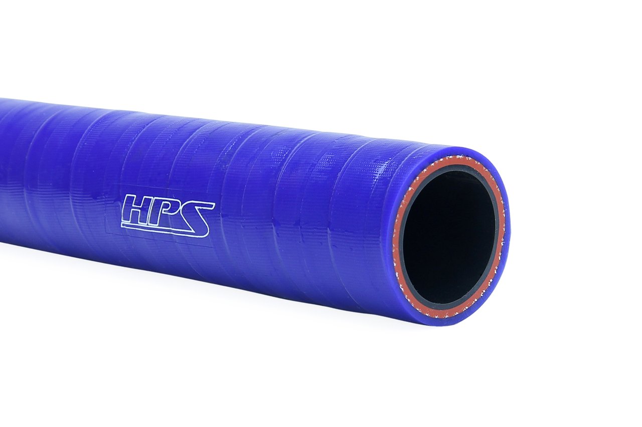 HPS Performance Products HPS 1" (25mm), FKM Lined Oil Resistant High Temperature Reinforced Silicone Hose, Black or Blue